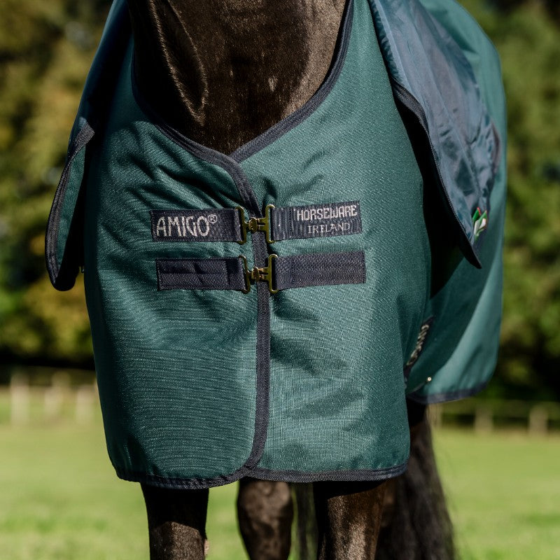 Horseware - Coperta da esterno Amigo Ripstop Plus Turnout dynasty green/ marine/ argent 200g | - Ohlala