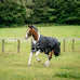 Horseware - Amigo Turnout buitendeken zwart/ titanium grey/ zilver 0g | - Ohlala