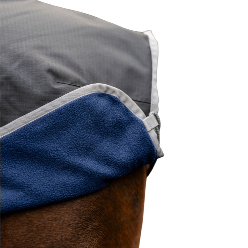Horseware - Schwarze Amigo Ripstop-Nierendecke Titanium Grey