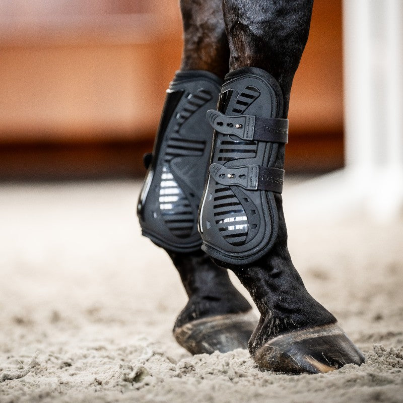 Horseware - Guêtres ouvertes Pro Bamboo noir | - Ohlala