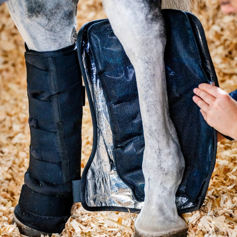 Horseware - Guêtres refroidissantes Ice Gel noir | - Ohlala