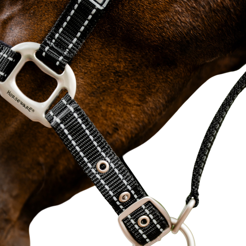 Horseware – Sicherheitshalfter FieldSafe Schwarz/Reflektierend