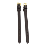 Horseware - Supporti per morso Rambo Micklem nero e ottone (x2) | - Ohlala
