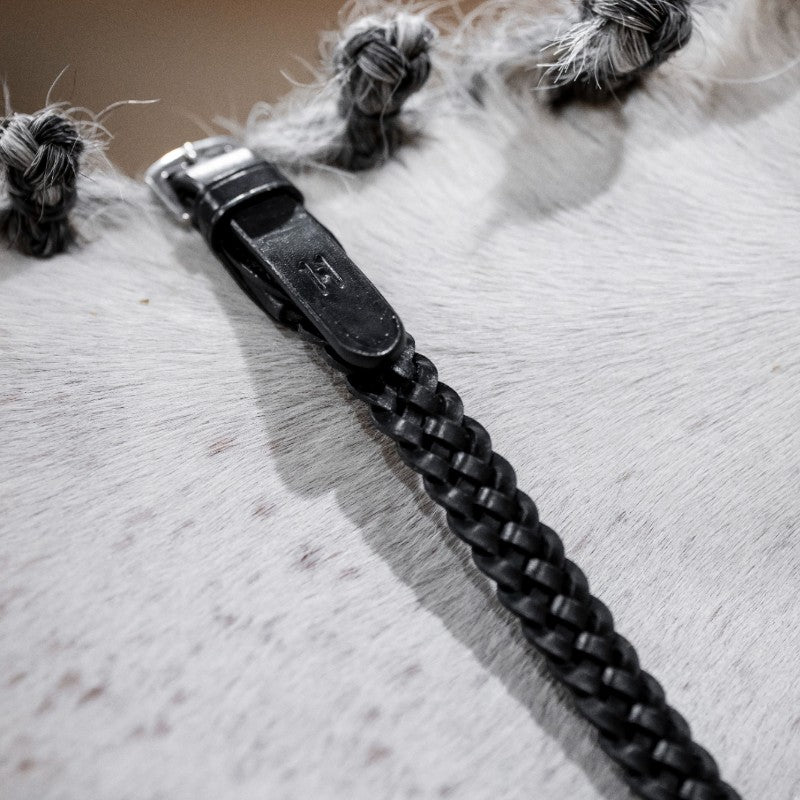 Horseware - Wodze Plaited czarne | - Ohlala