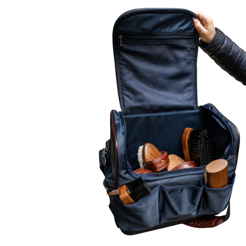 Horseware - Bolsa de limpeza Signature azul-marinho