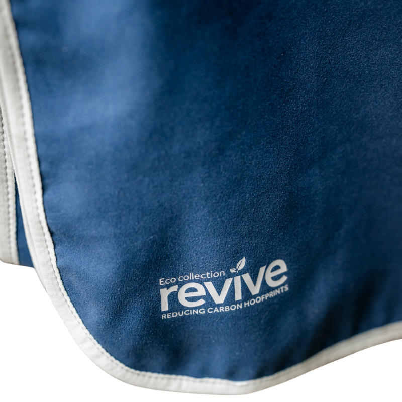 Horseware - Toalha secante Dry Rug Revive marinho/prateado