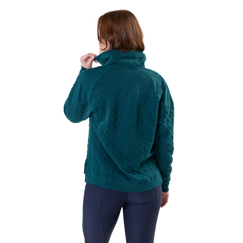 Horseware - Sweat manches longues femme Liberty Winter dynasty green | - Ohlala
