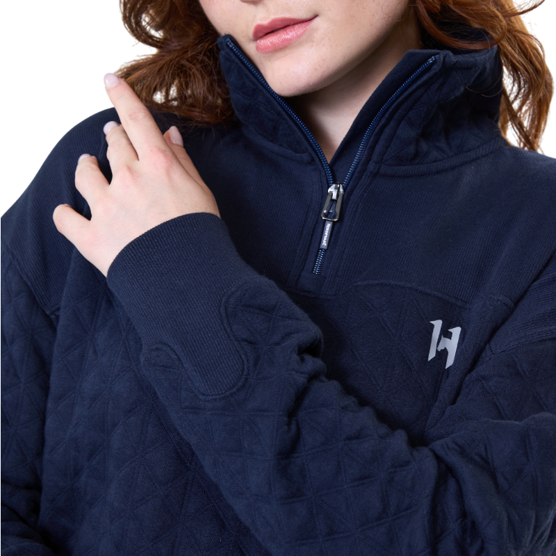 Horseware - Sweat manches longues femme Liberty Winter marine | - Ohlala