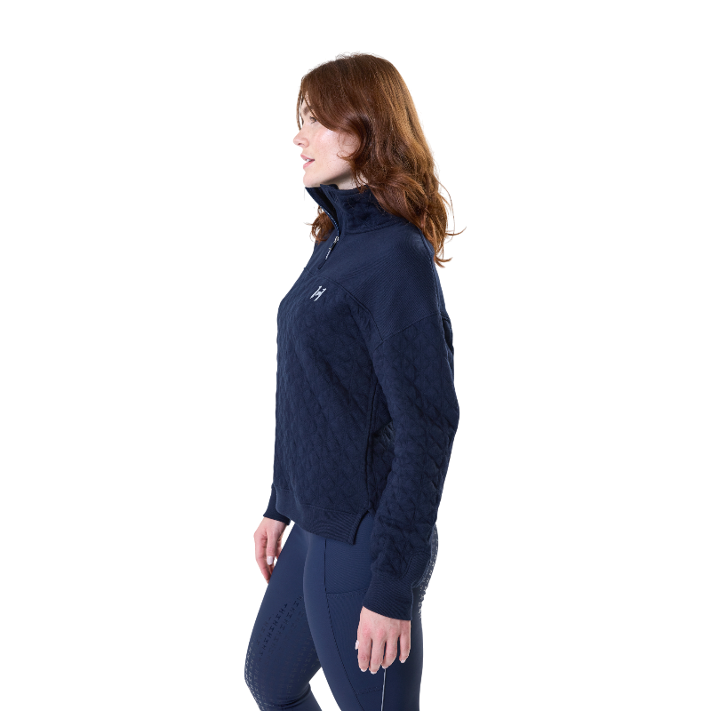 Horseware - Sweat manches longues femme Liberty Winter marine | - Ohlala