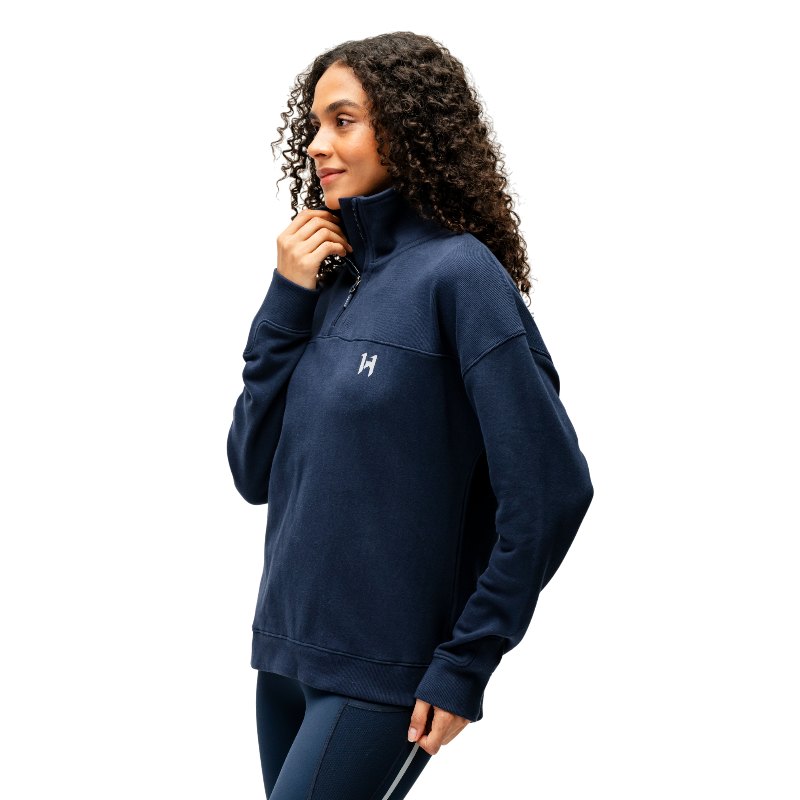 Horseware - Felpa a maniche lunghe donna Vitality blu navy | - Ohlala
