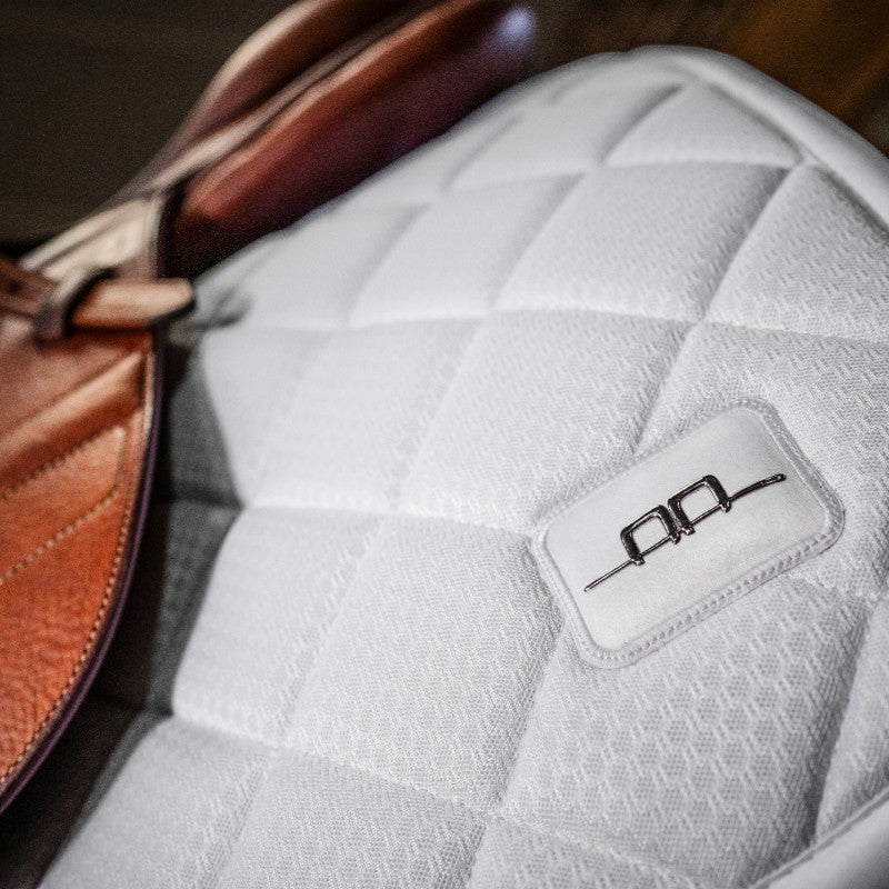 Horseware - Alessandro Albanese Performance white saddle pad | - Ohlala