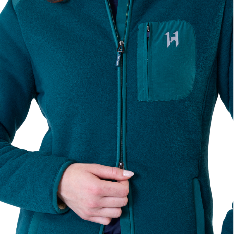 Horseware - Veste polaire manches longues femme Pace dynasty green | - Ohlala