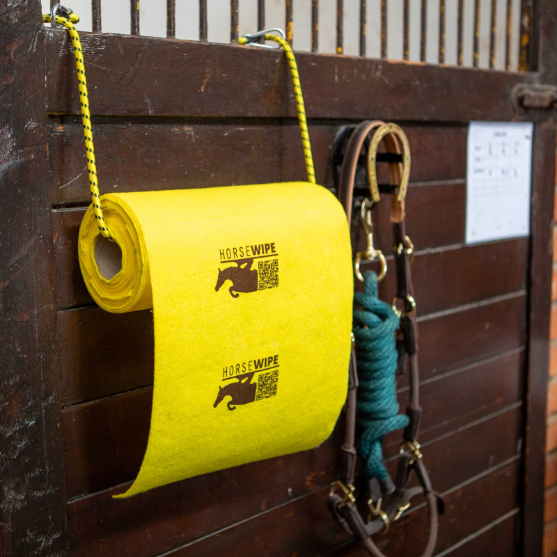 Horsewipe - Yellow/Black Roll Holder