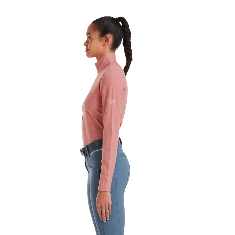 Horse Pilot - Women's long sleeve baselayer Suntech brick dust | - Ohlala