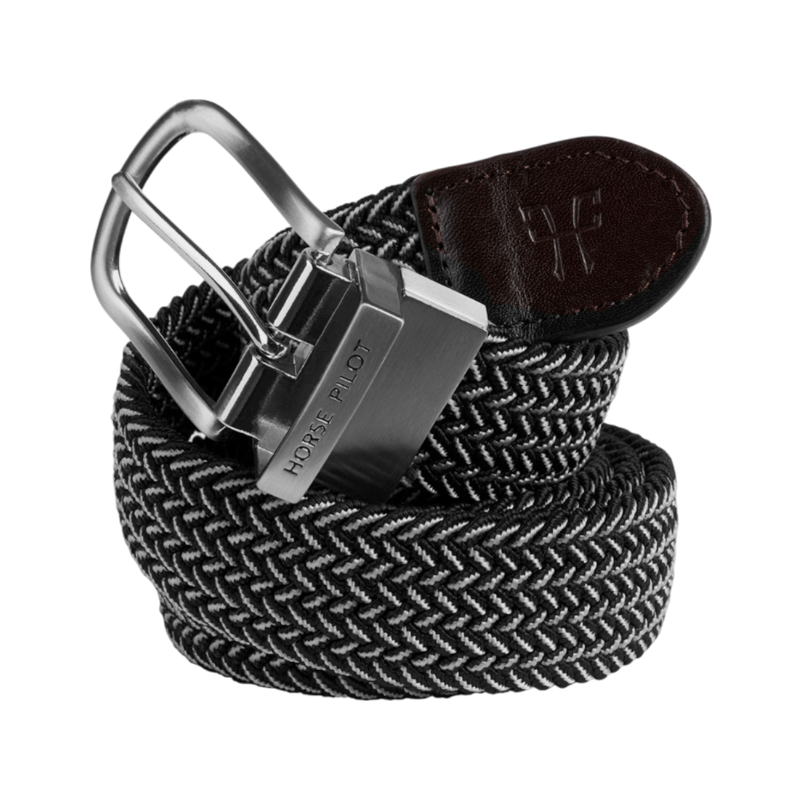 Horse Pilot - Unisex-Gürtel Exchange Belt 2.0 schwarz/weiß | - Ohlala