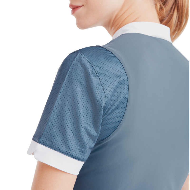 Horse Pilot - Women's short sleeve show shirt Aerolight vintage indigo | - Ohlala
