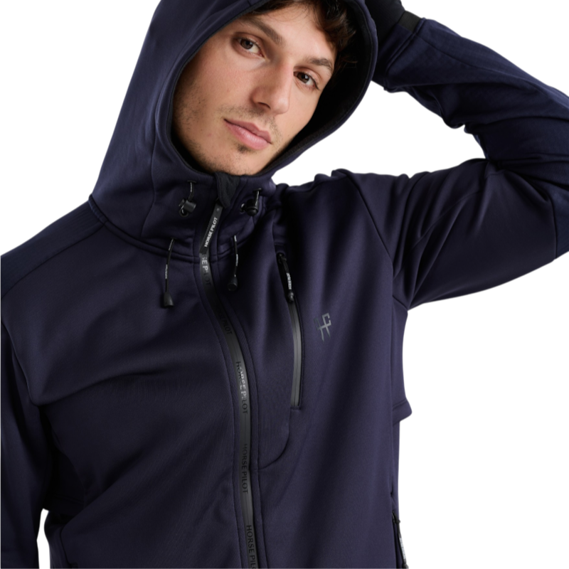 Horse Pilot - Men’s Quest Long-Sleeve Jacket in Dark Night