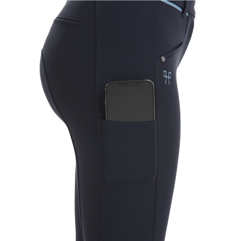 Horse Pilot - Pantalon d'équitation femme X-Balance dark night | - Ohlala
