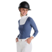 Horse Pilot - Polo de concours manches longues femme Aeris vintage indigo | - Ohlala