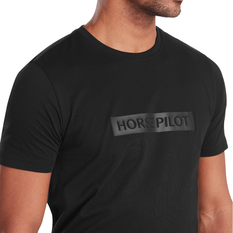 Horse Pilot - T-shirt manches courtes homme Team 2.0 noir | - Ohlala