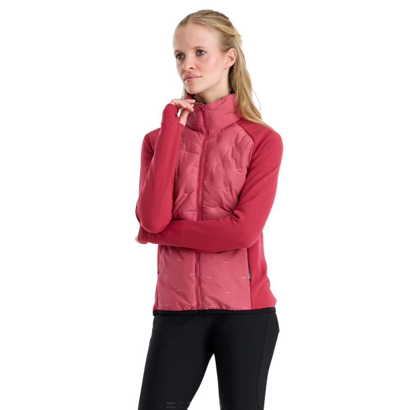 Horse Pilot - Veste manches longues femme Pulse Hybdrid baroque rose
