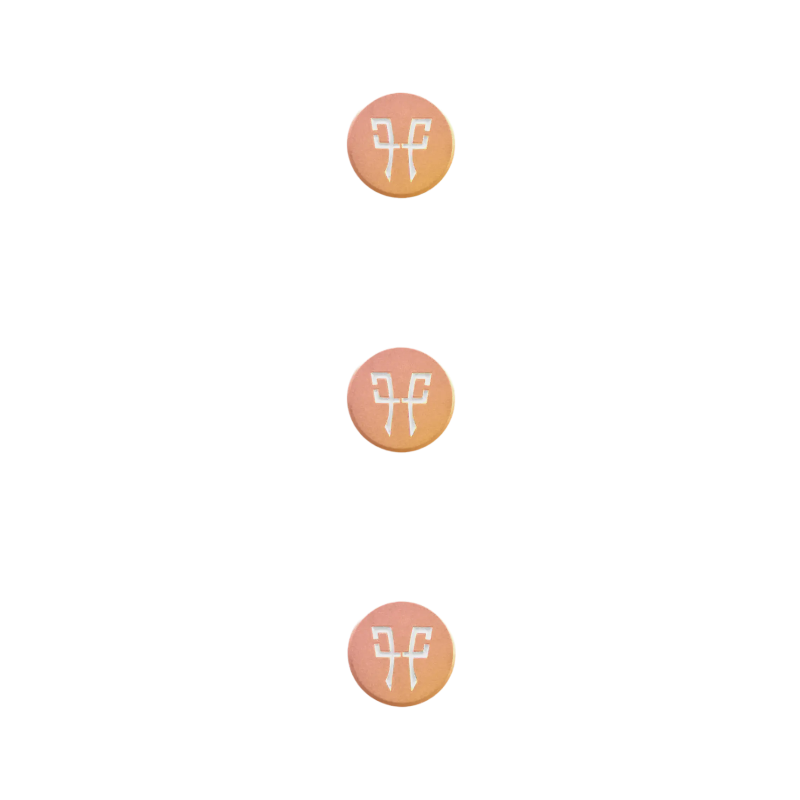 Horse Pilot - Boutons magnetiques pour vestes Aerotech et Aeromesh rose gold (x3) | - Ohlala