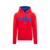 Hagg - Damen-Kapuzenpullover rot/königsblau | - Ohlala