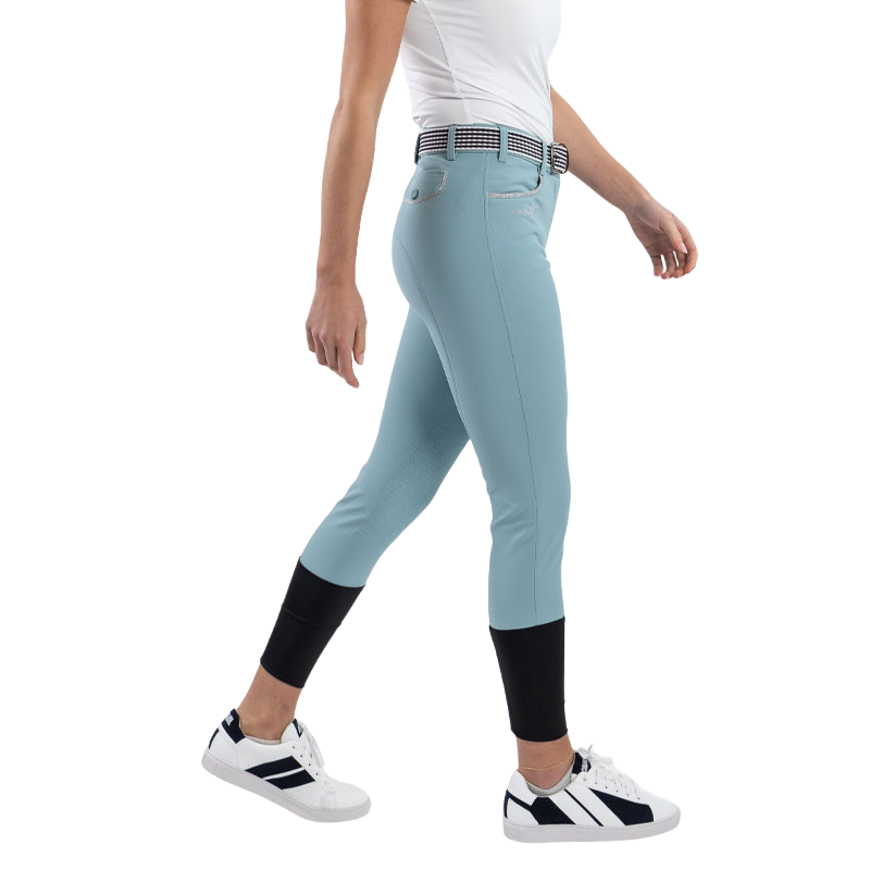 Harcour - Women's riding pants fix grip system Jaltika blue