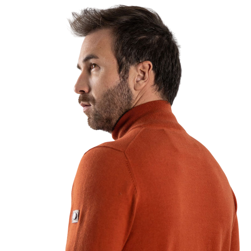 Harcour - Herren-Pullover Flash terrakotta | - Ohlala
