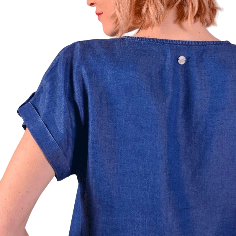 Harcour - Damen Bluse Shaina marine | - Ohlala