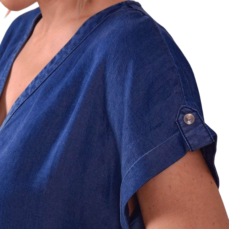 Harcour - Damen Bluse Shaina marine | - Ohlala