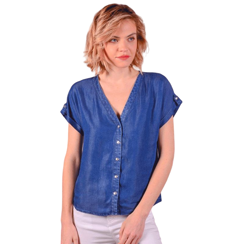 Harcour - Damen Bluse Shaina marine | - Ohlala