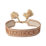 Harcour - Bracelet Baya abricot/ lin | - Ohlala