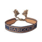 Harcour - Bracelet Baya marine/ abricot | - Ohlala