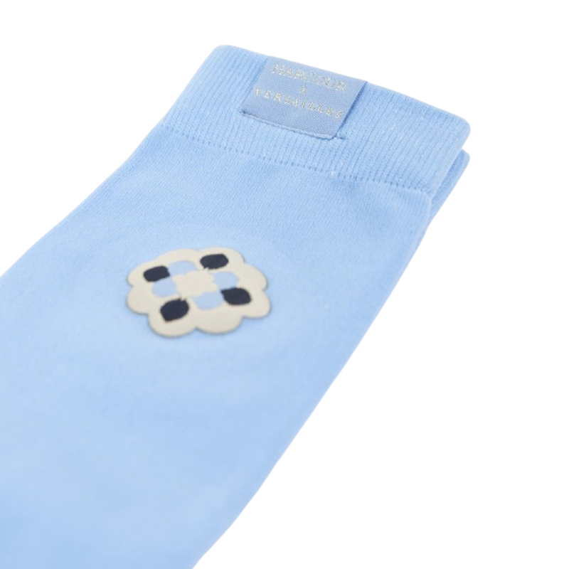 Harcour - Chaussettes Alienor marine/ bleu versailles Harcour x Versailles | - Ohlala