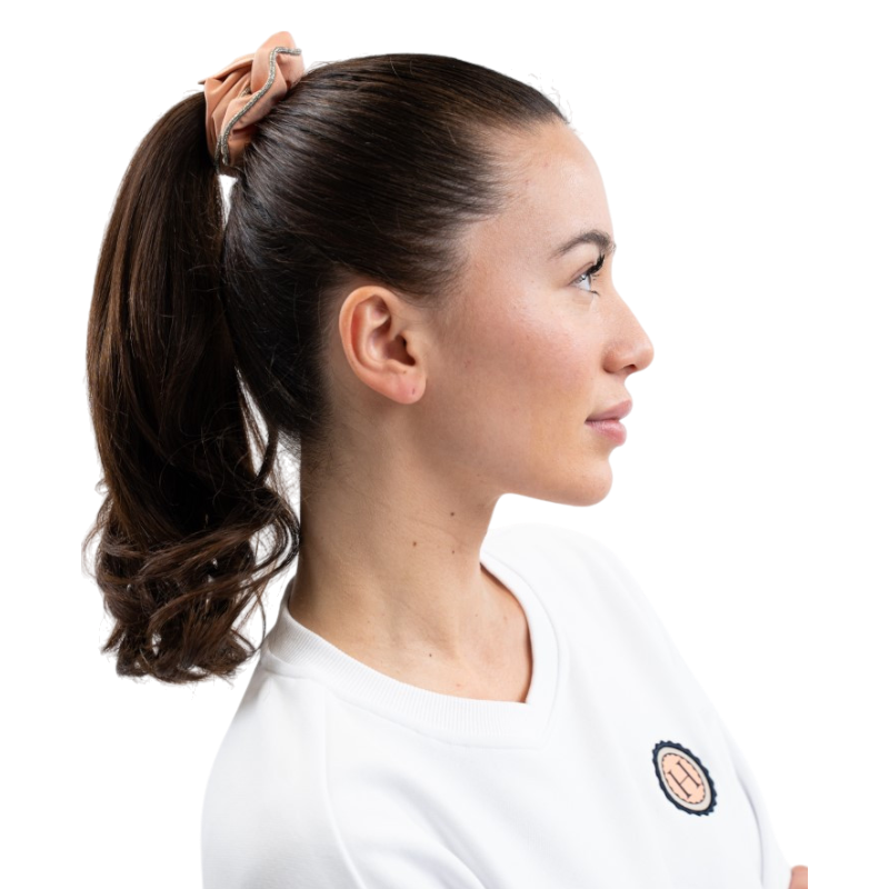 Harcour - Spidy apricot/light gold hair elastic scrunchie | - Ohlala