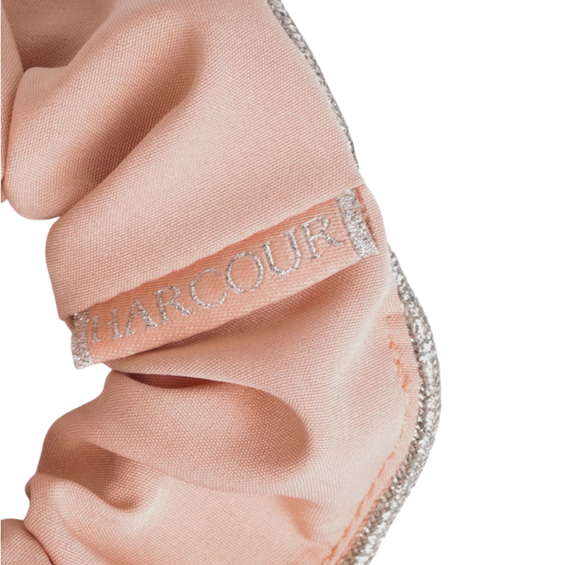 Harcour - Spidy apricot/light gold hair elastic scrunchie | - Ohlala