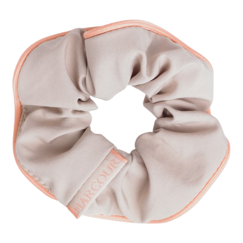 Harcour - Spidy beige/apricot hair elastic scrunchie | - Ohlala