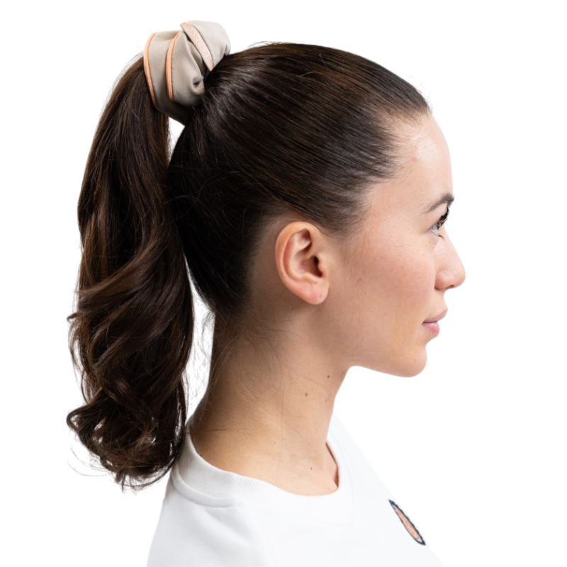 Harcour - Spidy hair elastic scrunchie beige / apricot | - Ohlala
