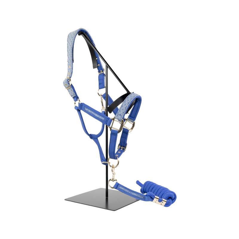 Harcour - Maximin navy halter and lead rope set Harcour x Versailles | - Ohlala