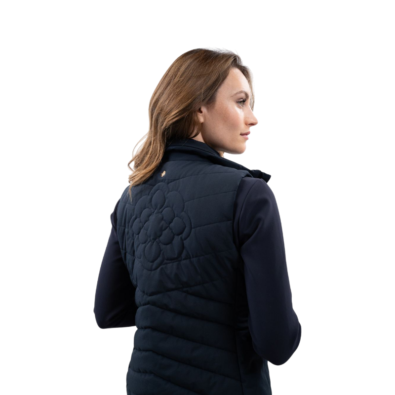 Harcour - Women's sleeveless vest Leonie navy Harcour x Versailles | - Ohlala