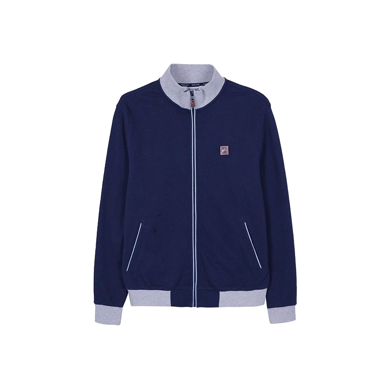 Harcour - Herren Sweatshirt Stanley graumarineblau | - Ohlala