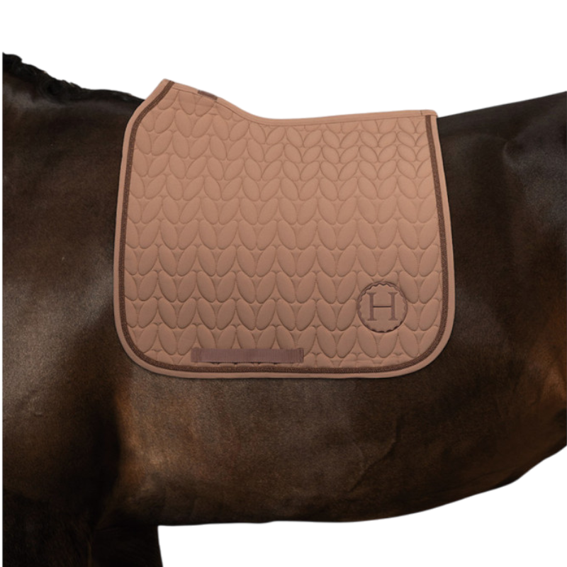 Harcour - Cassiope Mocha Dressage Saddle Pad