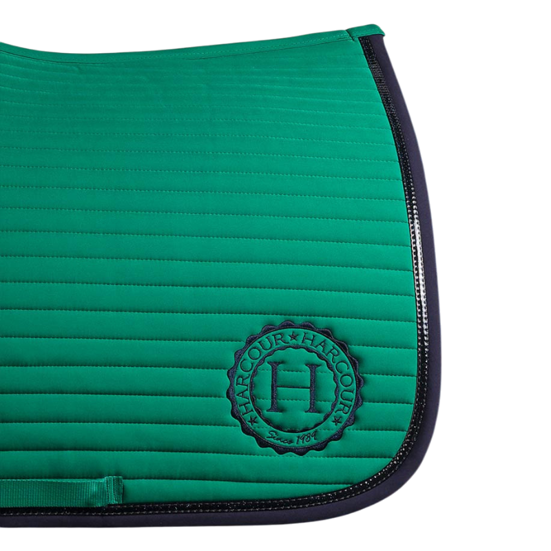 Harcour - Karembar dressage pad emerald green | - Ohlala
