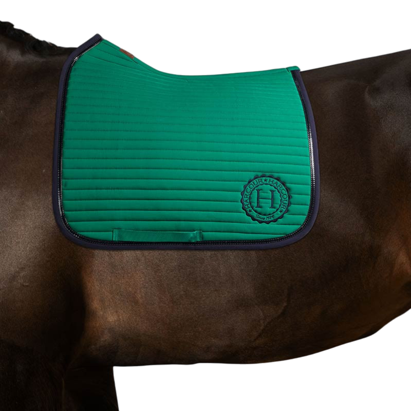 Harcour - Karembar emerald green dressage saddle pad | - Ohlala