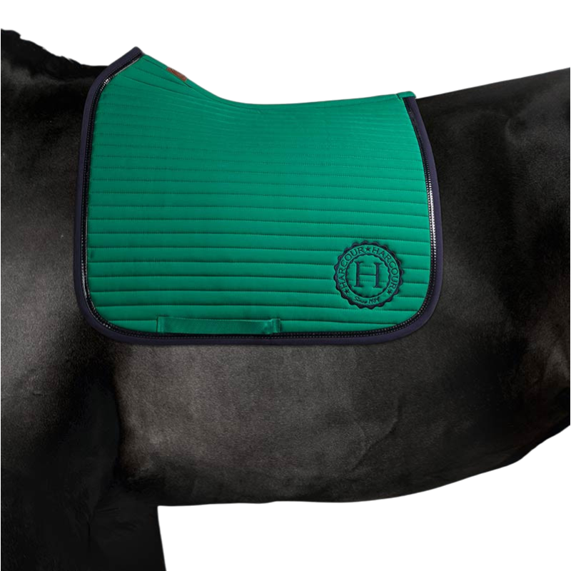 Harcour - Karembar emerald green dressage saddle pad | - Ohlala