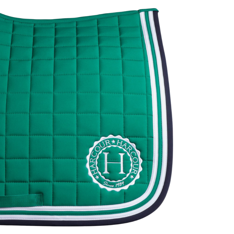 Harcour - Soft emerald green dressage pad | - Ohlala