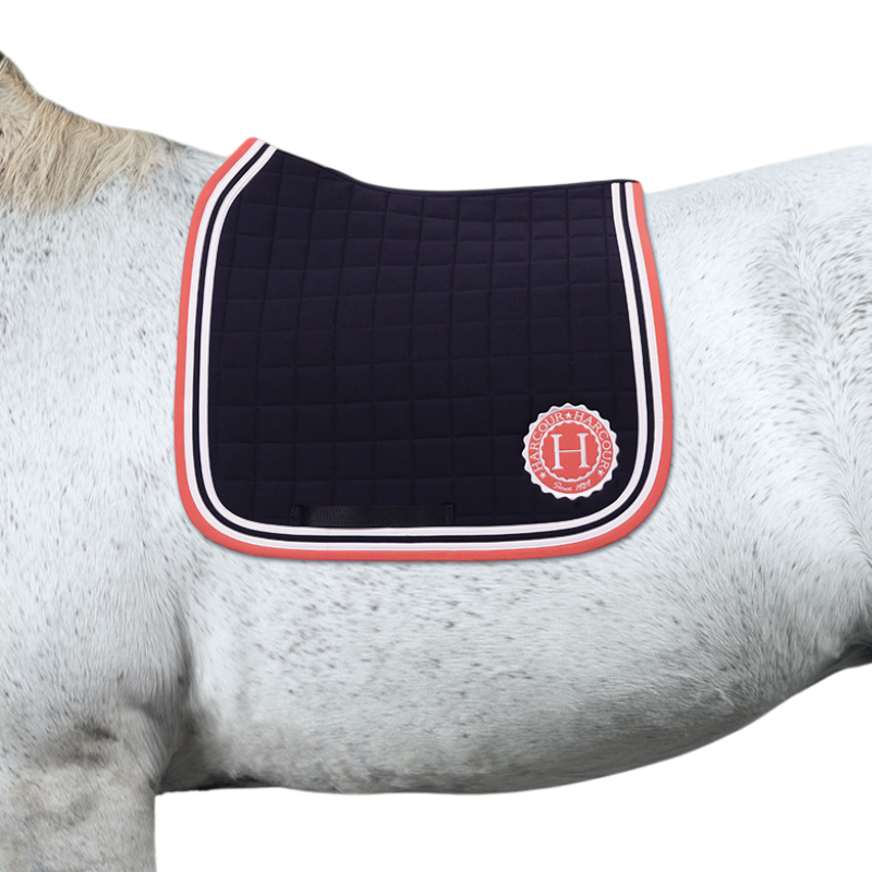 Harcour - Dressuurpad Soft marine/pompelmoes
