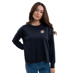 Harcour - Women's long sleeve sweatshirt Santana marine | - Ohlala