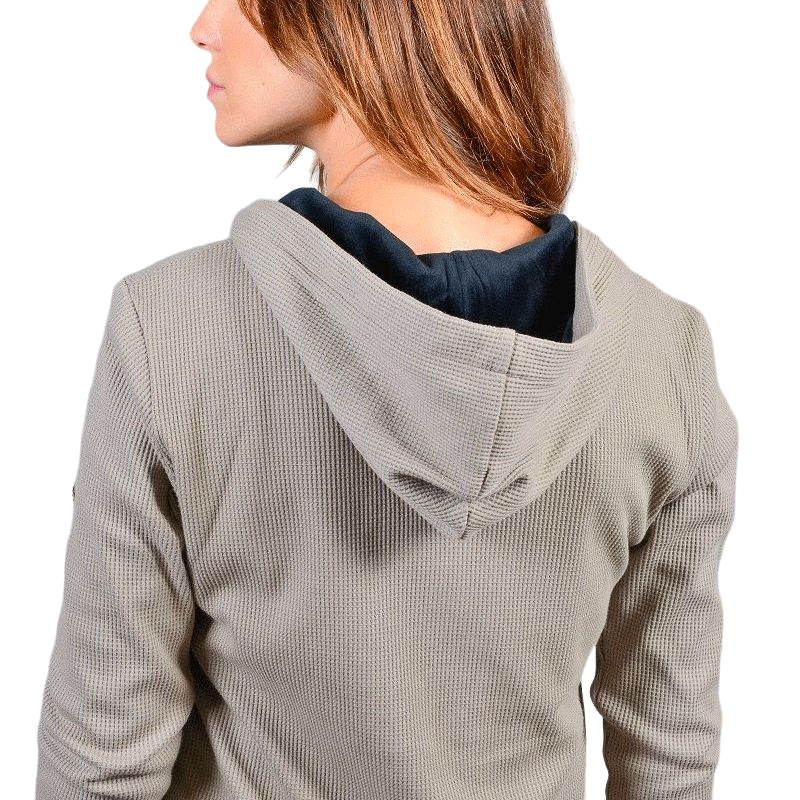 Harcour - Sweat à capuche femme Swai taupe | - Ohlala